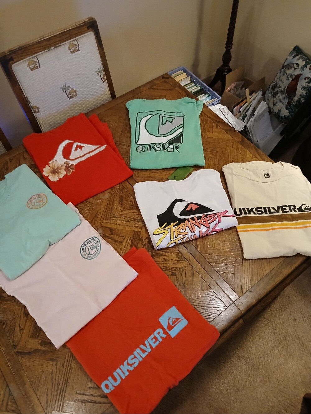 Lot Of Mens Quiksilver T Shirts!   All Size XL.